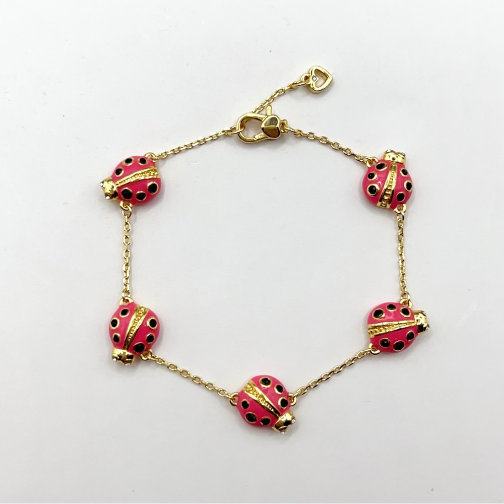 KS522-Kate Spade ladybug bracelet